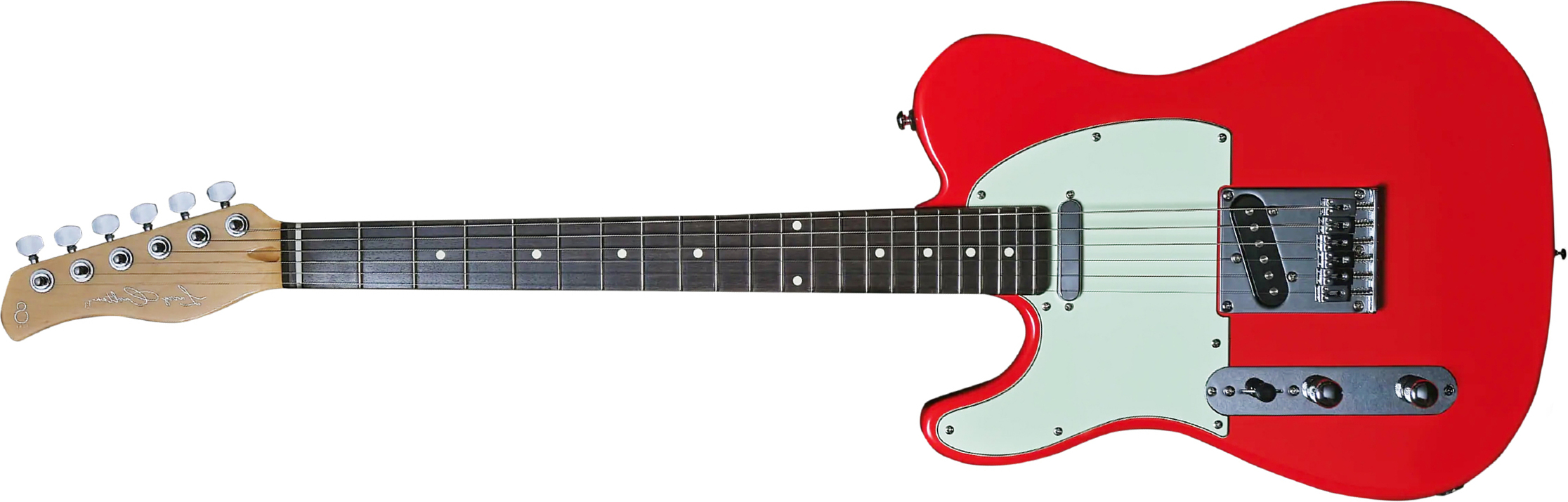 Sire Larry Carlton T3 Lh Signature Gaucher 2s Ht Rw - Dakota Red - E-Gitarre für Linkshänder - Main picture