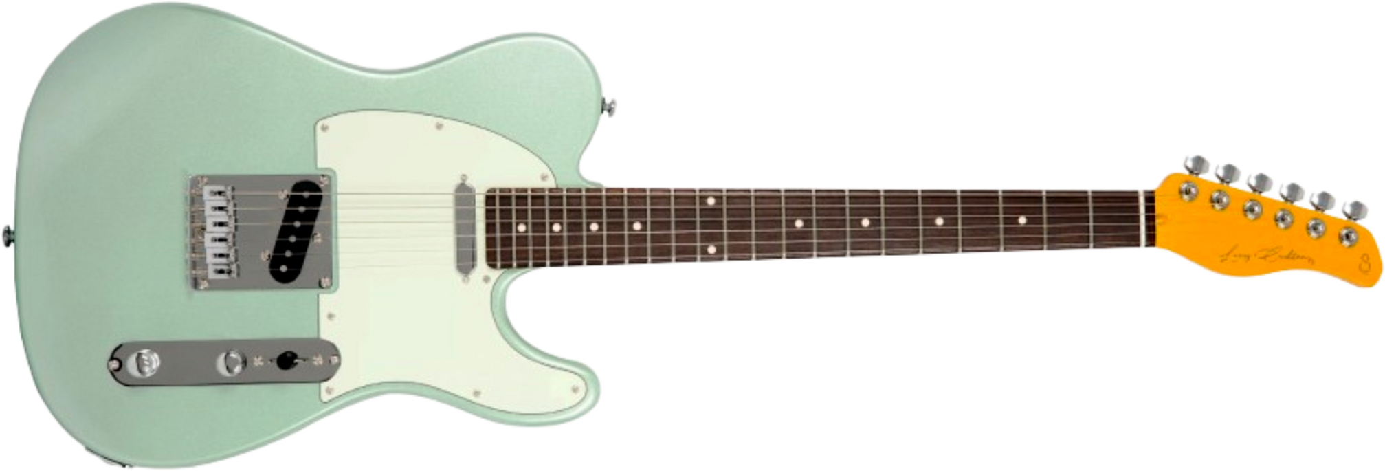 Sire Larry Carlton T3 New Gen 2s Ht Rw - Surf Green Metallic - E-Gitarre in Teleform - Main picture