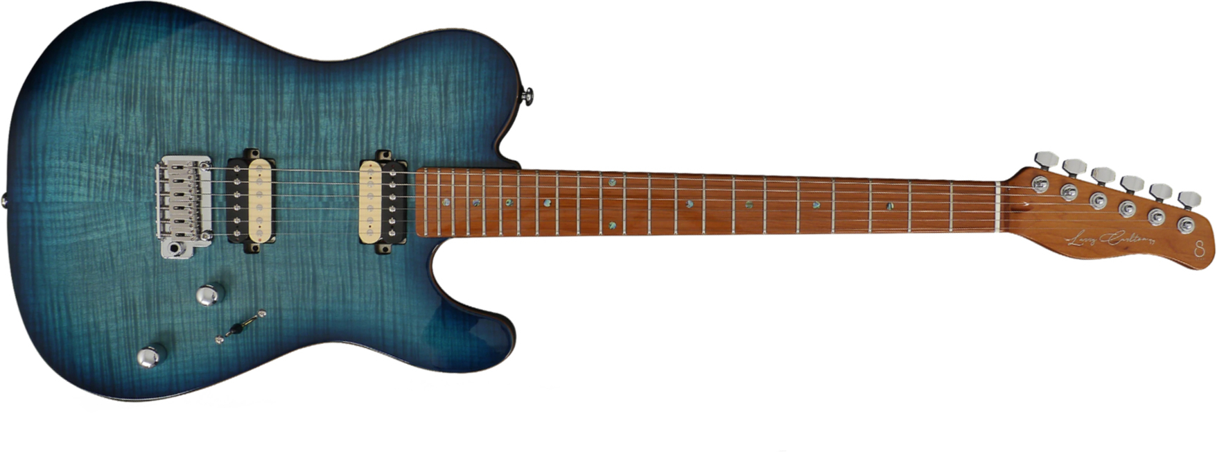 Sire Larry Carlton T7 Fm Hh Trem Mn - Trans Blue - E-Gitarre in Teleform - Main picture