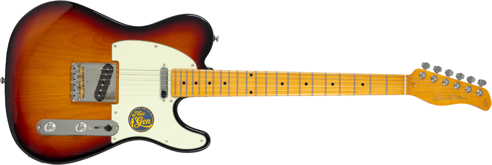 Sire Larry Carlton T7 New Gen 2s Ht Mn - 3 Tone Sunburst - E-Gitarre in Teleform - Main picture