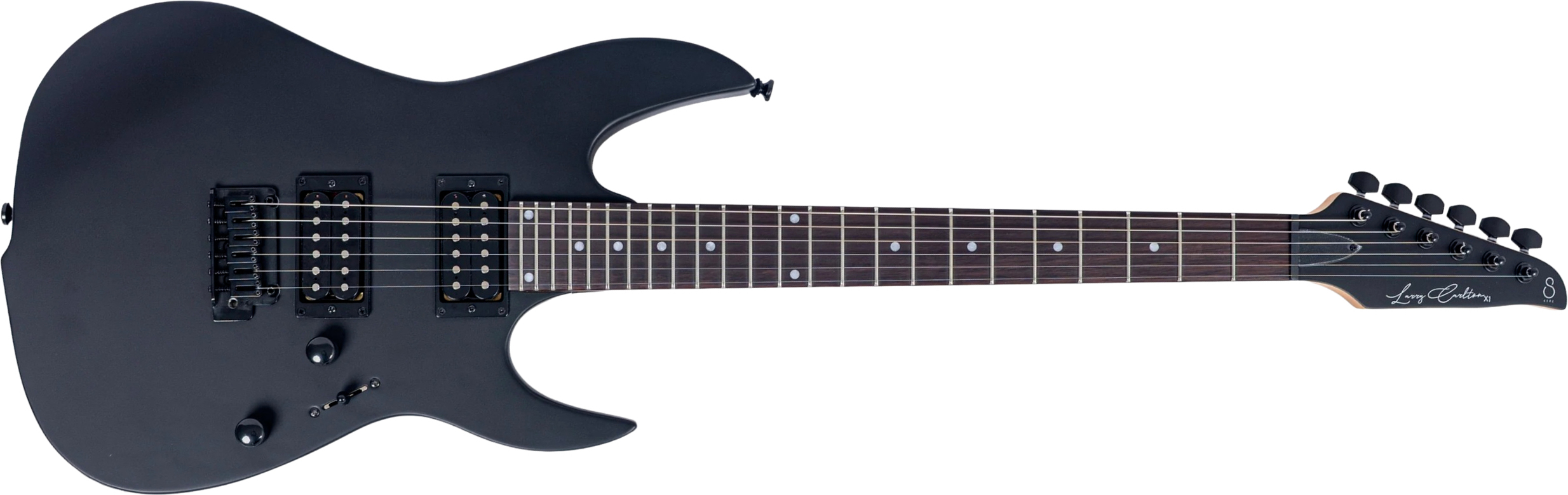 Sire Larry Carlton X1 2h Trem Rw - Black Satin - E-Gitarre in Str-Form - Main picture