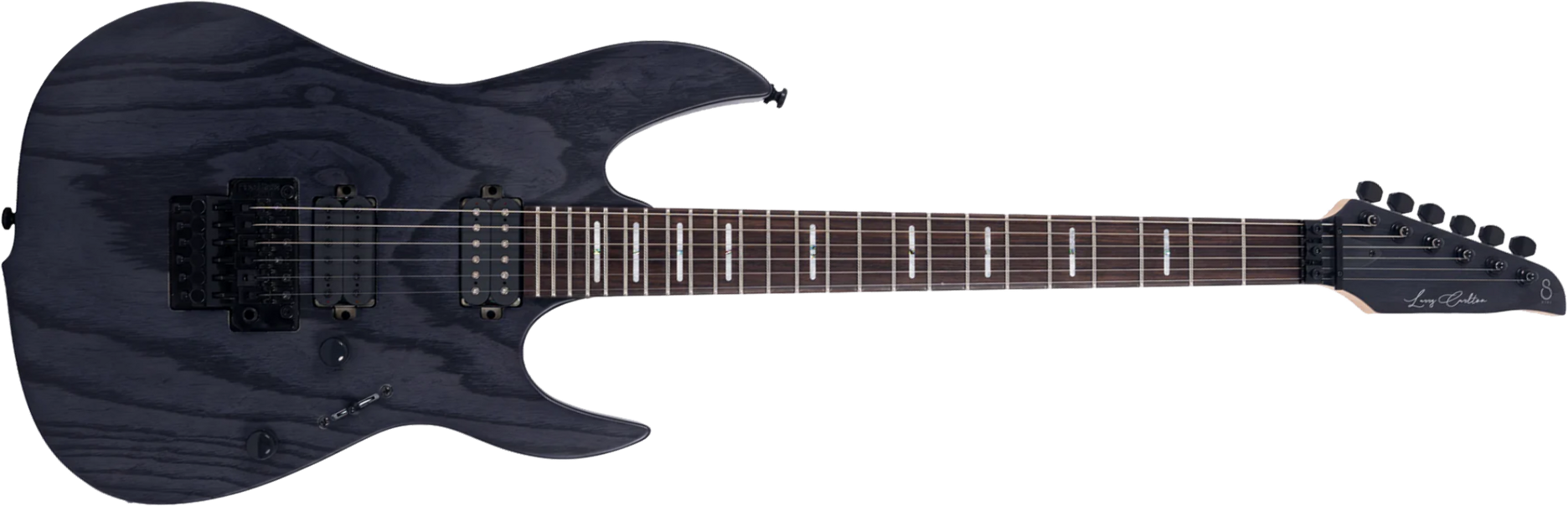 Sire Larry Carlton X5 2h Trem Rw - Transparent Black Satin - E-Gitarre in Str-Form - Main picture