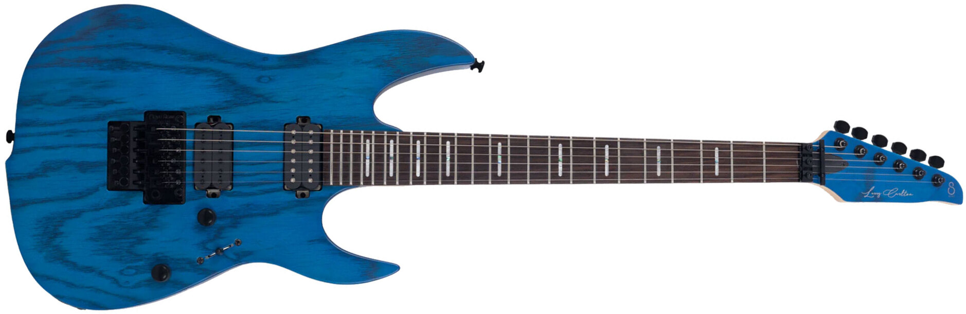 Sire Larry Carlton X5 Signature 2h Trem Rw - Trans Blue Satin - E-Gitarre aus Metall - Main picture