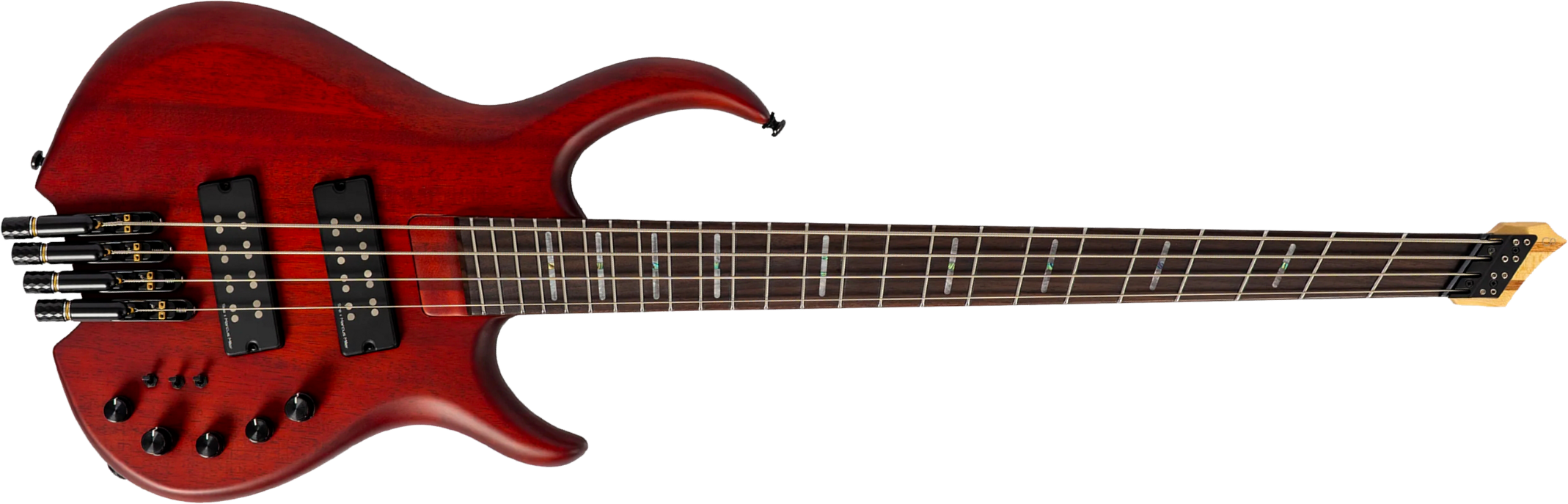 Sire Marcus Miller M6 Headless 4st Multiscale Active Rw - Mahogany Satin - Solidbody E-bass - Main picture