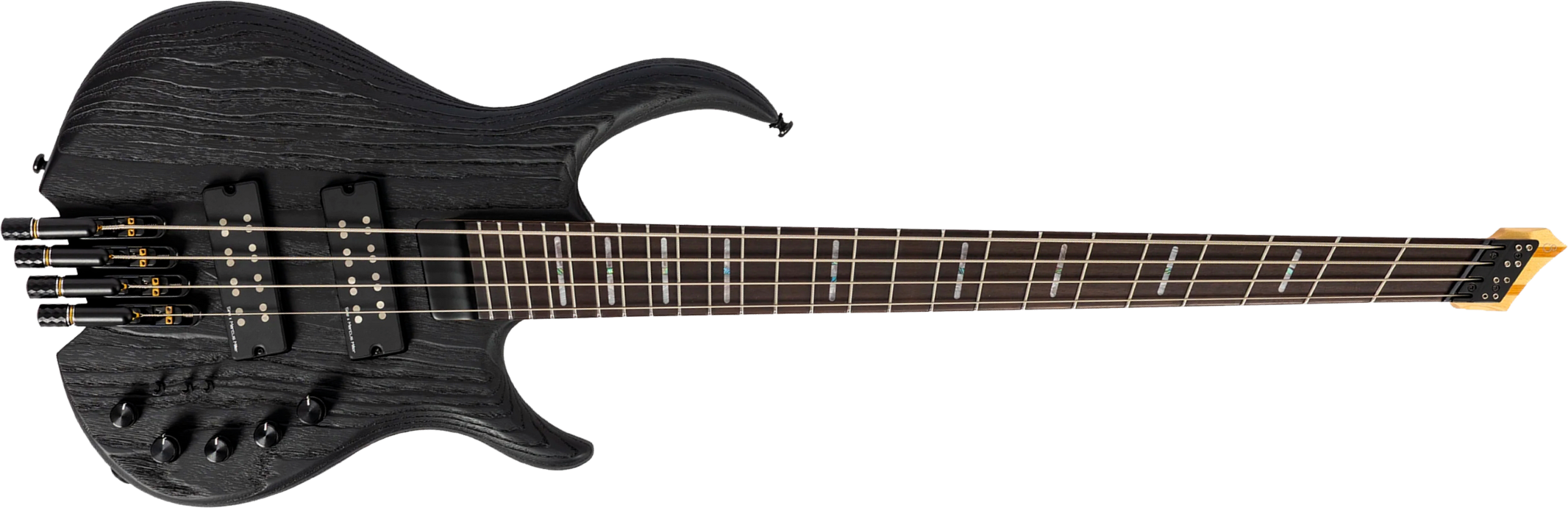 Sire Marcus Miller M6 Headless 4st Multiscale Active Rw - Black - Solidbody E-bass - Main picture