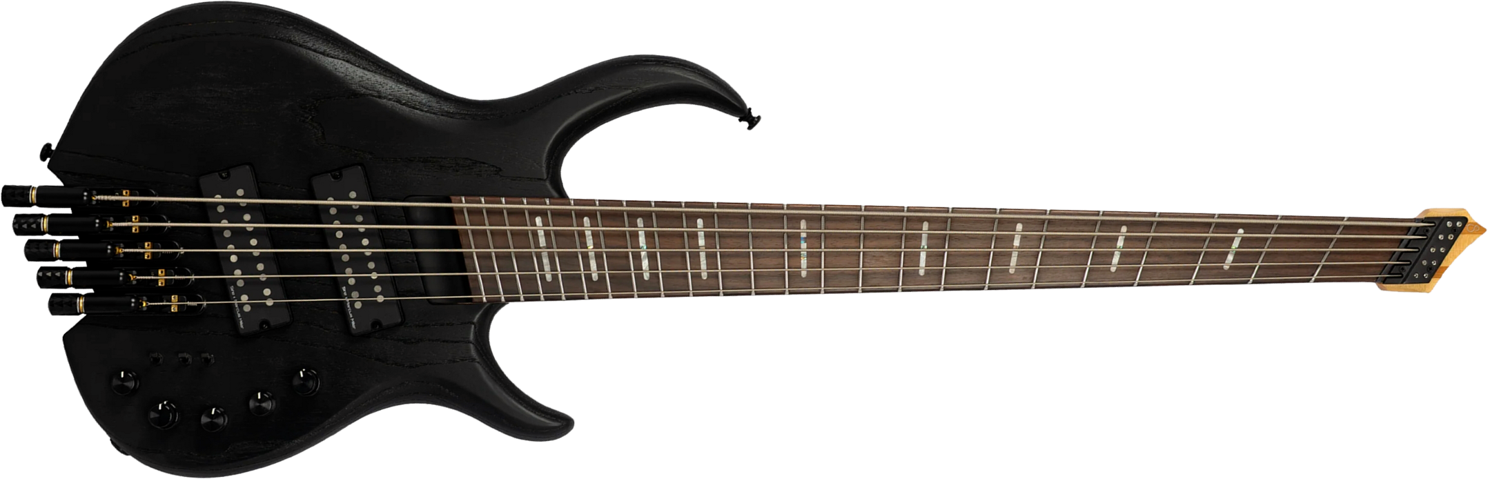 Sire Marcus Miller M6 Headless 5st Multiscale 5c Active Rw - Black - Solidbody E-bass - Main picture