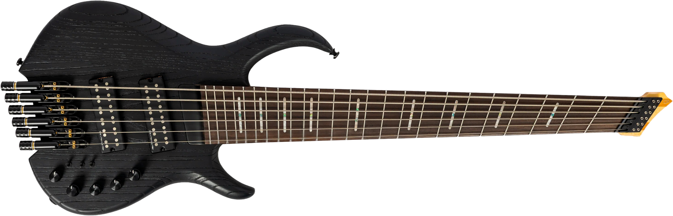 Sire Marcus Miller M6 Headless 6st Multiscale 6c Active Rw - Black - Solidbody E-bass - Main picture