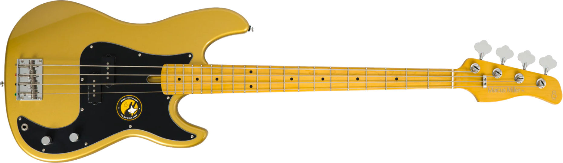 Sire Marcus Miller P5 Alder 4st Mn - Metallic Gold - Solidbody E-bass - Main picture