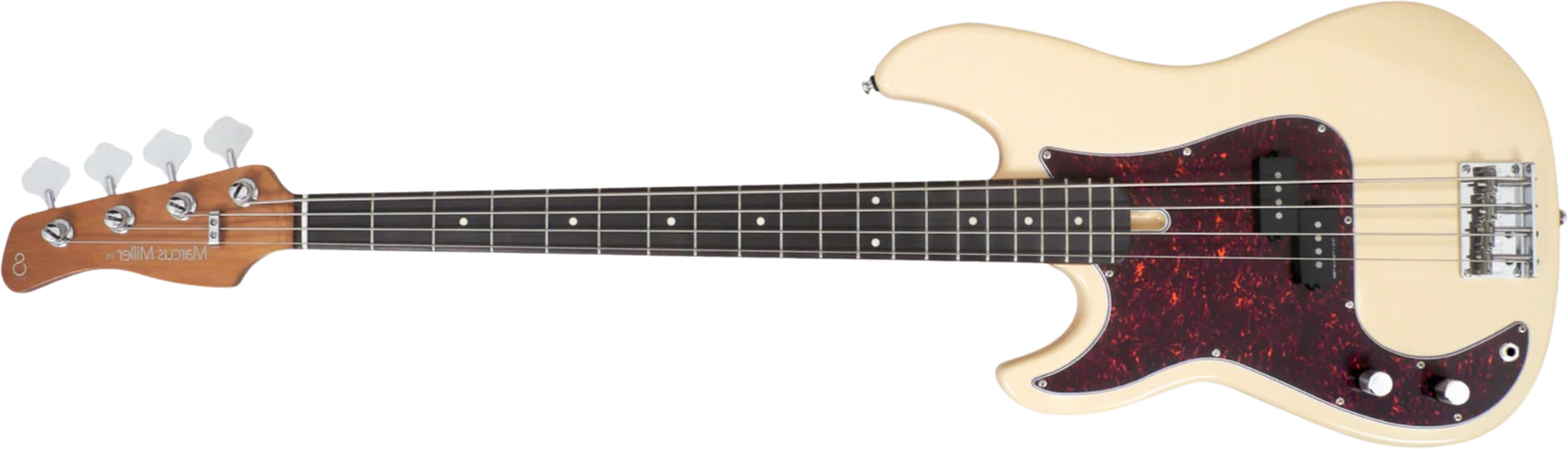 Sire Marcus Miller P5r 4st Lh 4c Gaucher Rw - Vintage White - Solidbody E-bass - Main picture