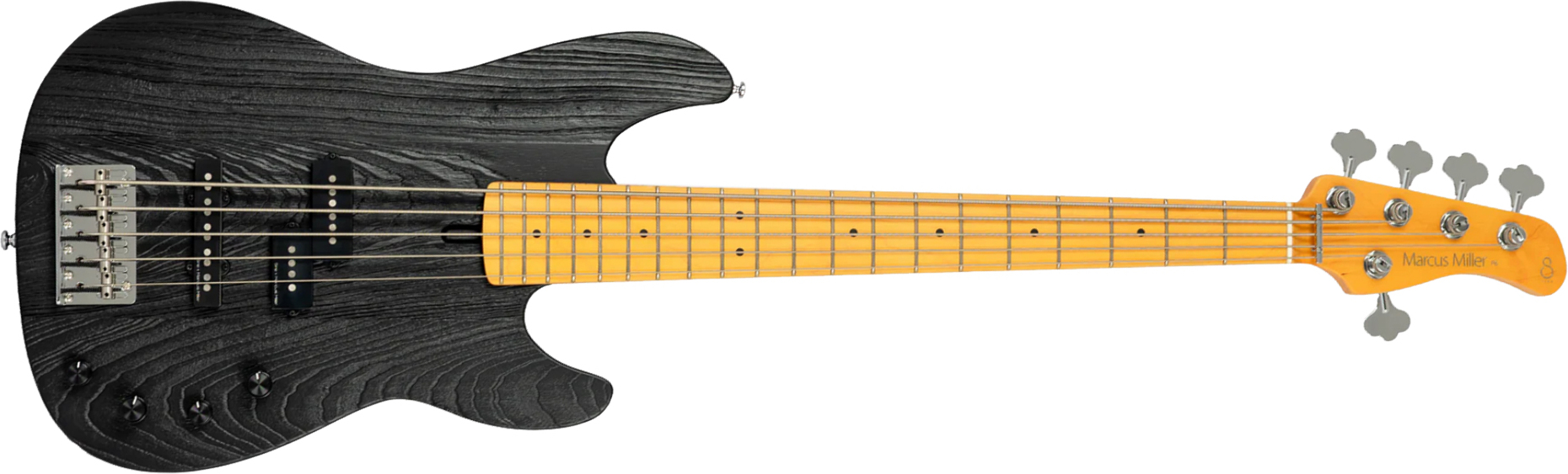 Sire Marcus Miller P6 5st 5c Active Rw - Black - Solidbody E-bass - Main picture