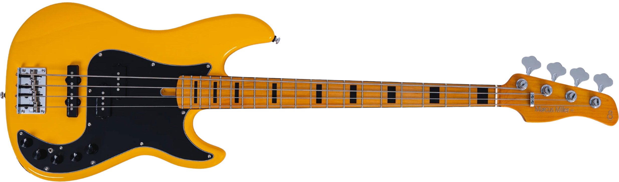 Sire Marcus Miller P7 New Gen 4st Active Mn - Sunshine Yellow - Solidbody E-bass - Main picture