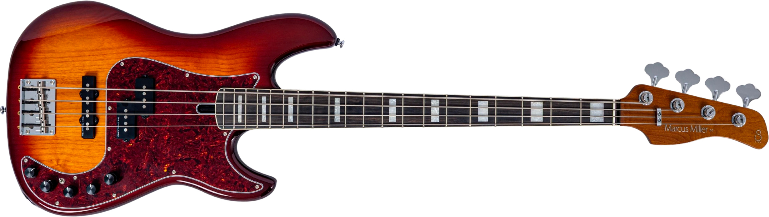 Sire Marcus Miller P7 New Gen 4st Fretless Active Eb - Tobacco Sunburst - Solidbody E-bass - Main picture