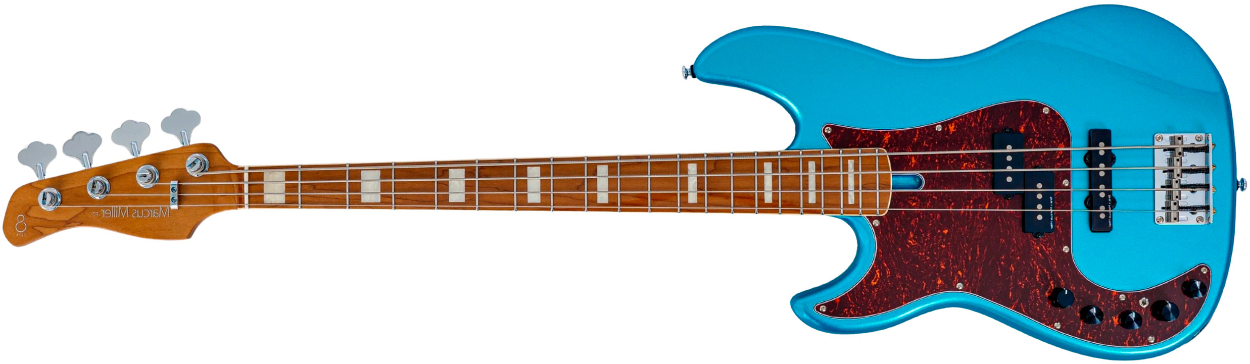 Sire Marcus Miller P7 New Gen 4st Lh Gaucher Active Mn - Tide Pool - Solidbody E-bass - Main picture
