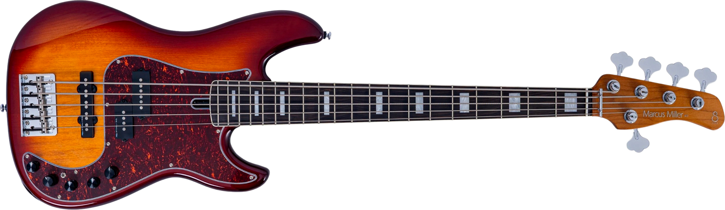 Sire Marcus Miller P7 New Gen 5st 5c Active Eb - Tobacco Sunburst - Solidbody E-bass - Main picture