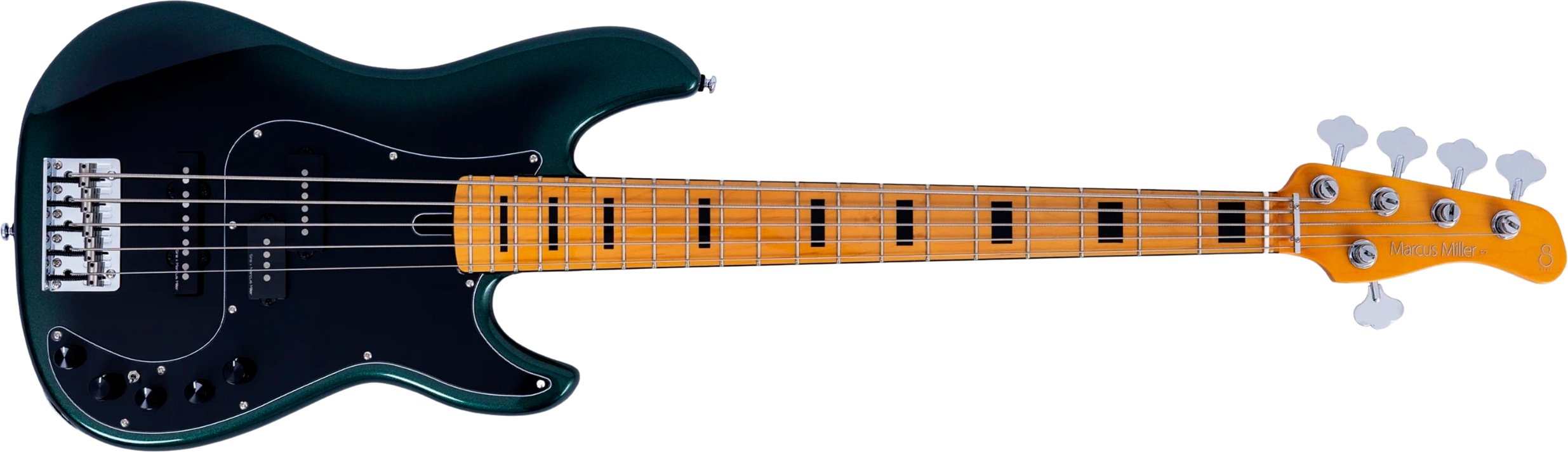 Sire Marcus Miller P7 New Gen 5st 5c Active Mn - Dark Forest - Solidbody E-bass - Main picture