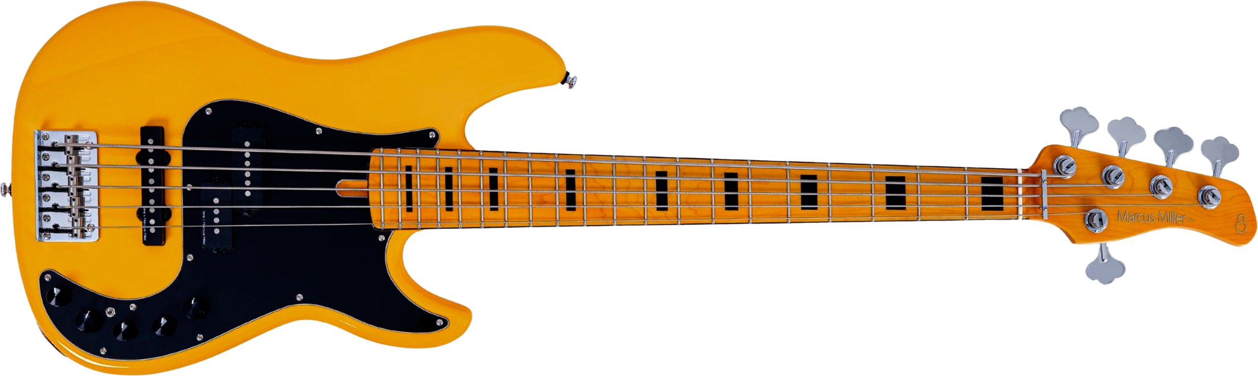 Sire Marcus Miller P7 New Gen 5st 5c Active Mn - Sunshine Yellow - Solidbody E-bass - Main picture