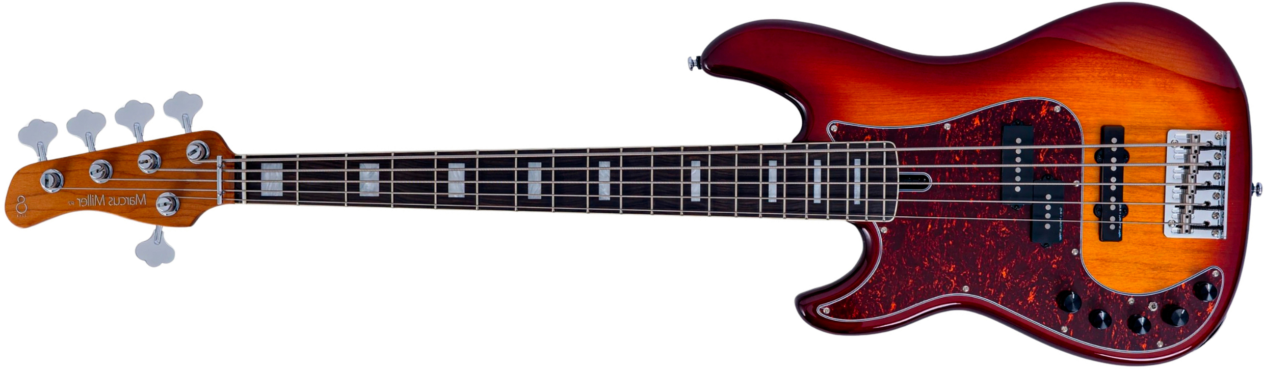 Sire Marcus Miller P7 New Gen 5st Lh 5c Gaucher Active Eb - Tobacco Sunburst - Solidbody E-bass - Main picture