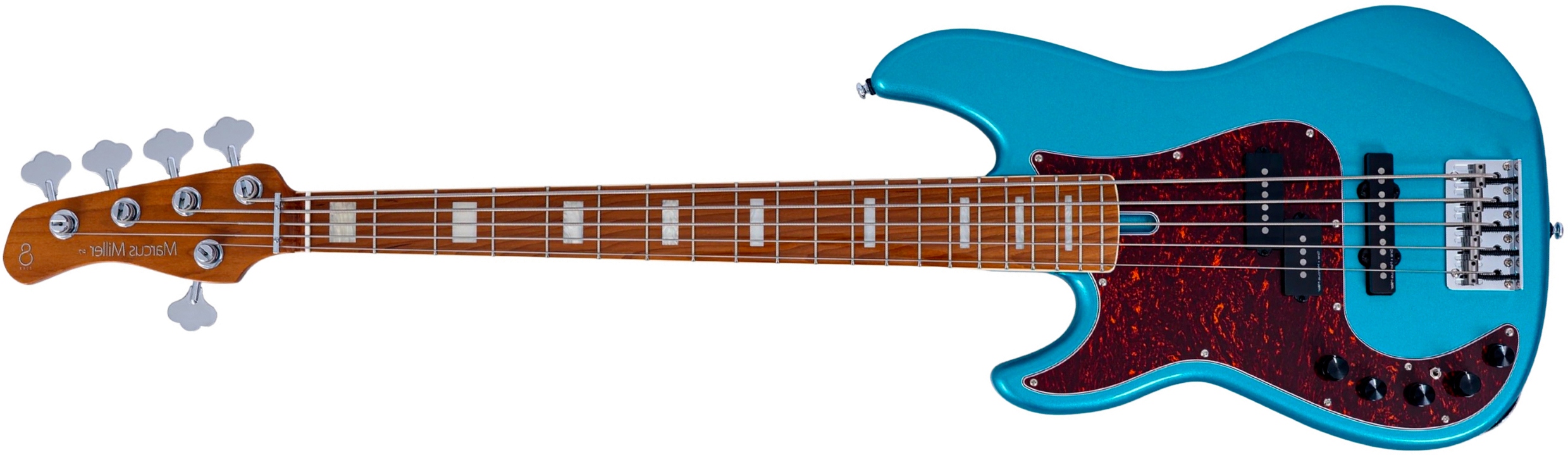 Sire Marcus Miller P7 New Gen 5st Lh 5c Gaucher Active Eb - Tide Pool - Solidbody E-bass - Main picture