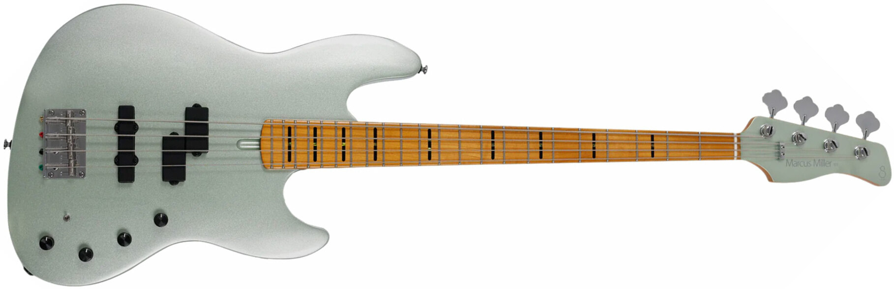 Sire Marcus Miller U7 4st 4c Active Mn - Surf Green Metallic - Solidbody E-bass - Main picture