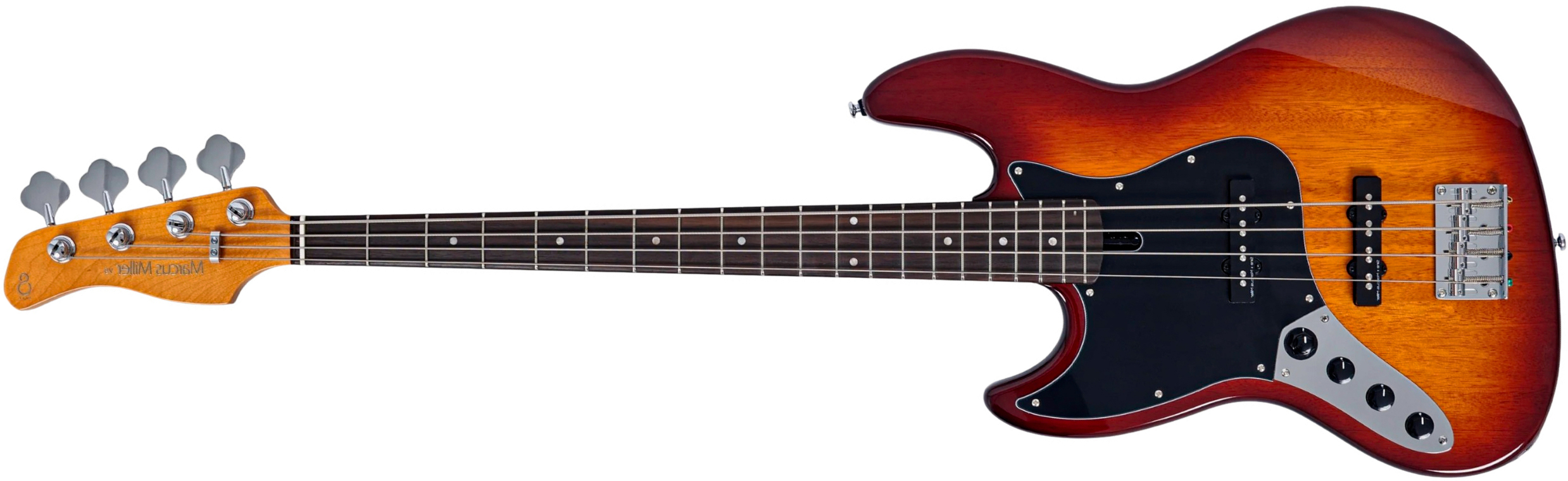 Sire Marcus Miller V3 New Gen 4st Lh Gaucher Active Rw - Tobacco Sunburst Satin - Solidbody E-bass - Main picture