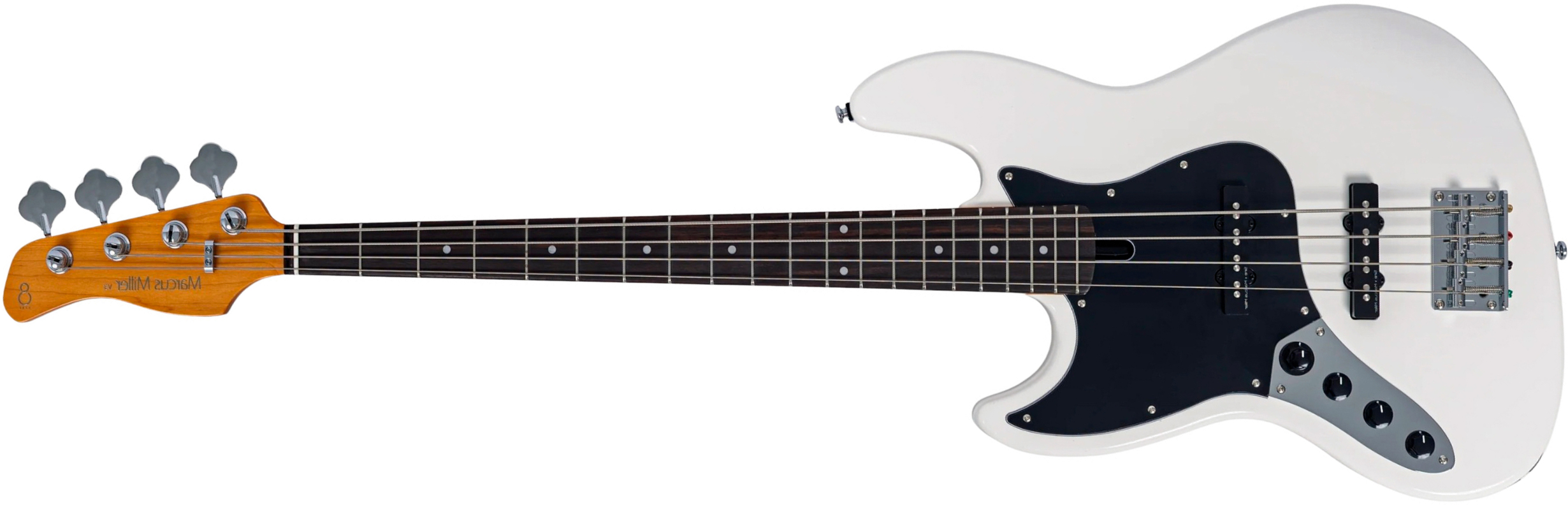 Sire Marcus Miller V3 New Gen 4st Lh Gaucher Active Rw - Antique White - Solidbody E-bass - Main picture