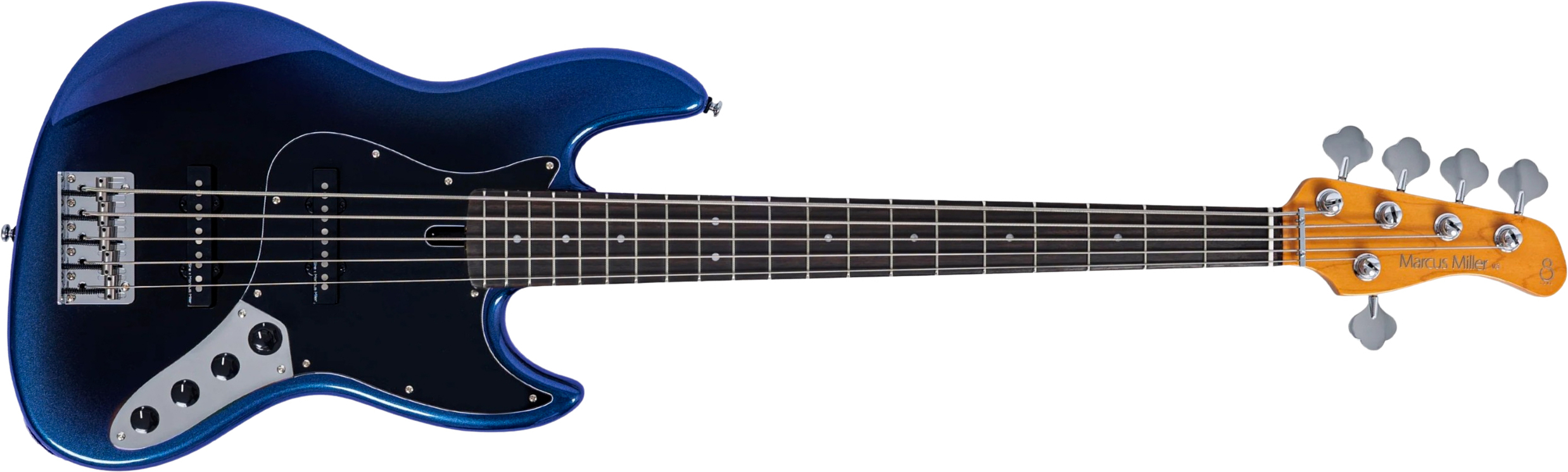 Sire Marcus Miller V3 New Gen 5st 5c Active Rw - Midnight Blueburst - Solidbody E-bass - Main picture