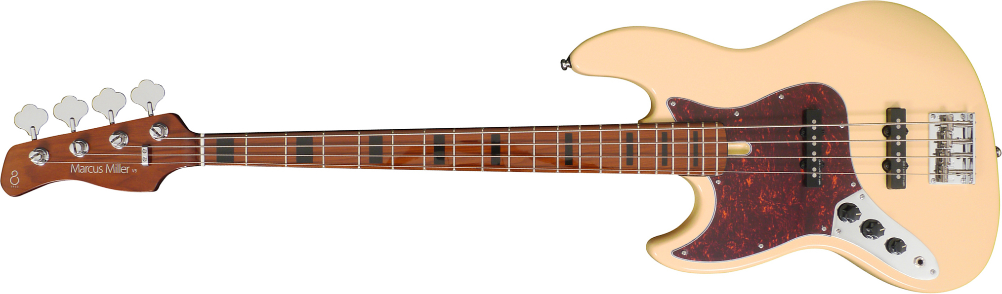 Sire Marcus Miller V5 4st Lh Gaucher Mn - Vintage White - Solidbody E-bass - Main picture