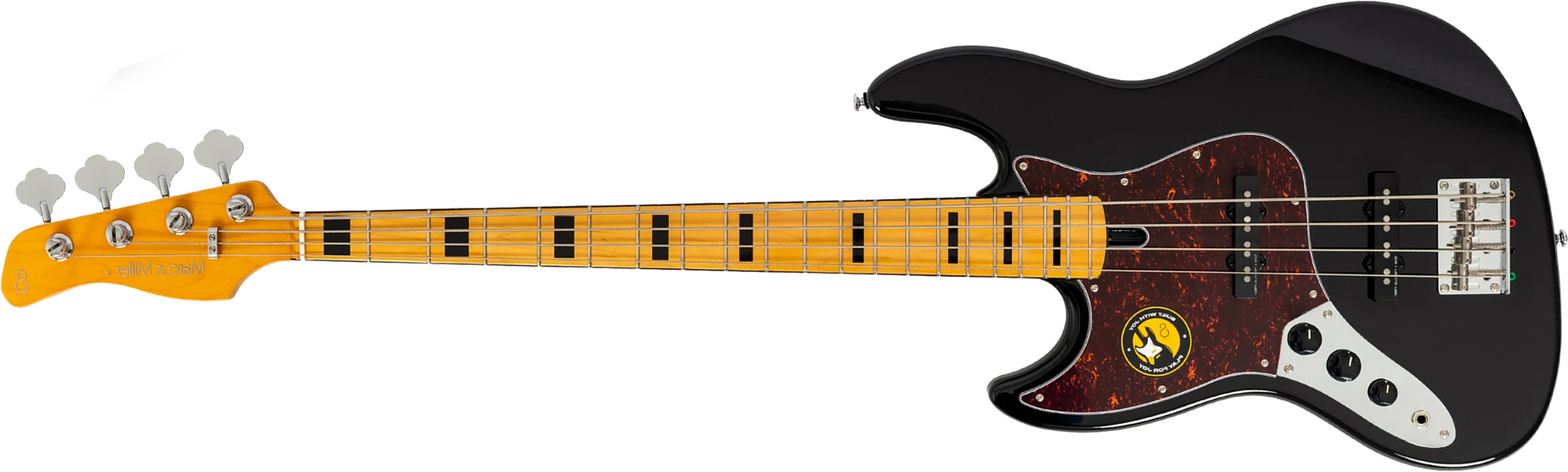 Sire Marcus Miller V5 4st Lh Gaucher Mn - Black - Solidbody E-bass - Main picture