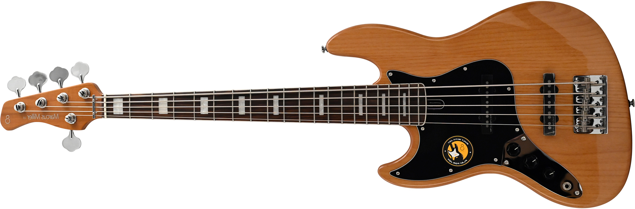 Sire Marcus Miller V5 5st Lh 5c Gaucher Mn - Natural - Solidbody E-bass - Main picture