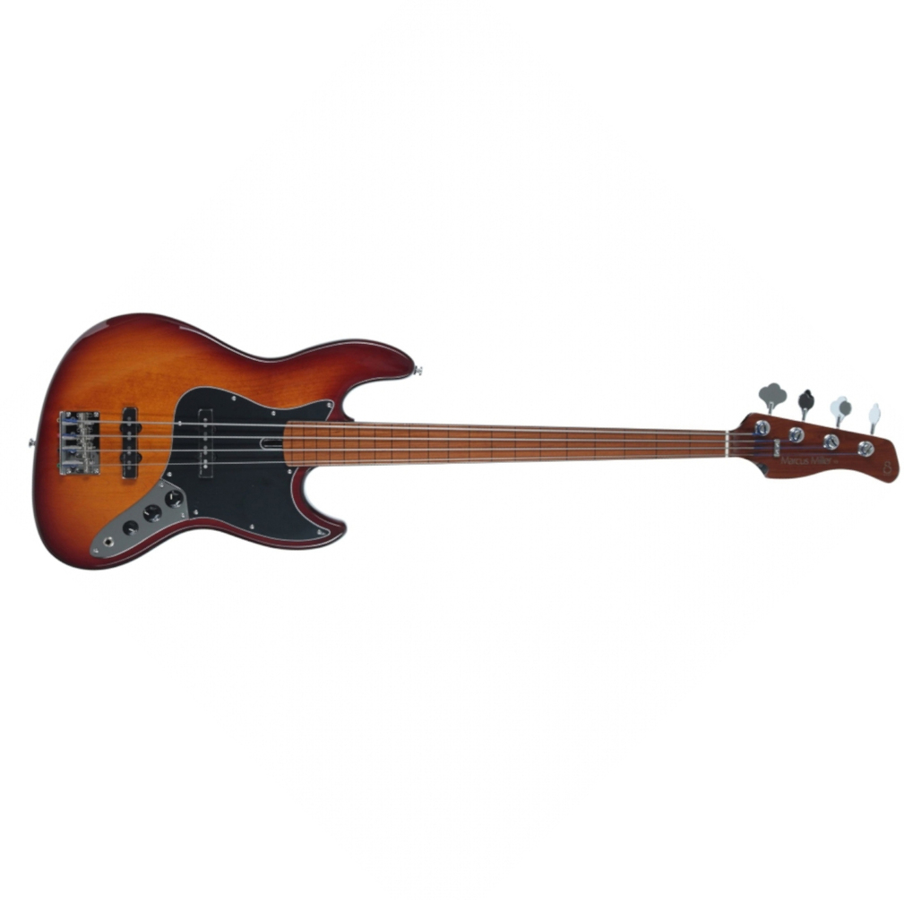 Sire Marcus Miller V5 Alder 4st Fretless Mn - Tobacco Sunburst - Solidbody E-bass - Main picture