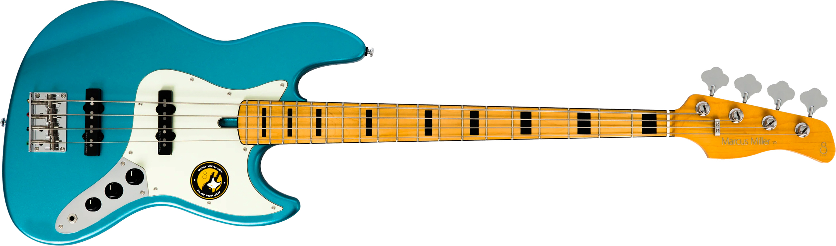 Sire Marcus Miller V5 Alder 4st Fretless Mn - Tide Pool - Solidbody E-bass - Main picture
