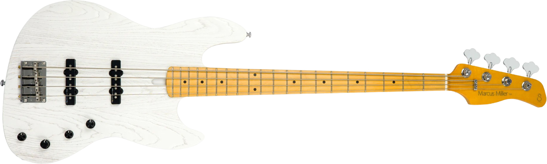 Sire Marcus Miller V6 4st Active Mn - Antique White - Solidbody E-bass - Main picture