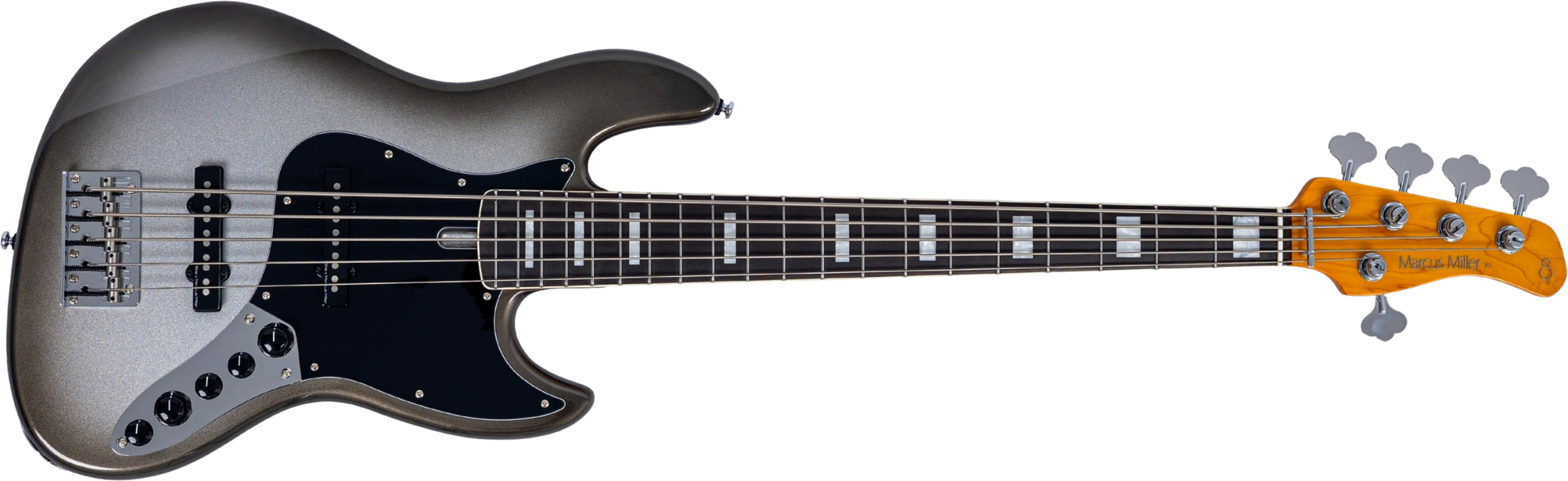 Sire Marcus Miller V7 Alder 2nd Gen 5st 5c Active Eb - Mercury - Solidbody E-bass - Main picture