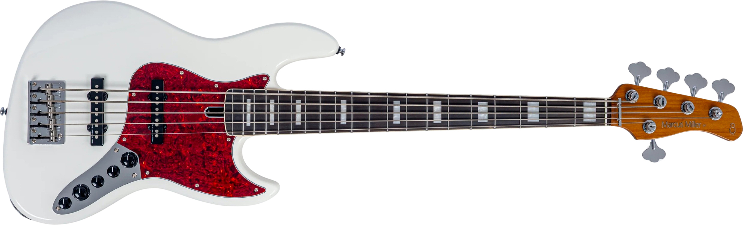 Sire Marcus Miller V7 Alder 2nd Gen 5st 5c Active Eb - Antique White - Solidbody E-bass - Main picture