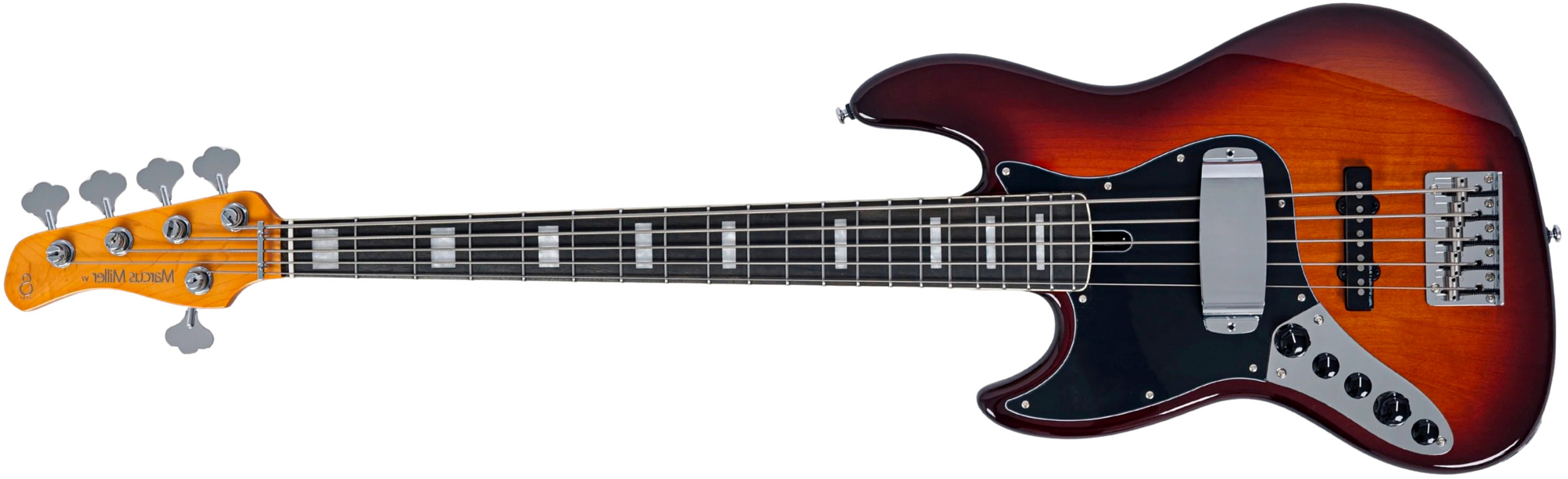 Sire Marcus Miller V7 Alder New Gen 5st Lh 5c Active Eb - Tobacco Sunburst - Solidbody E-bass - Main picture