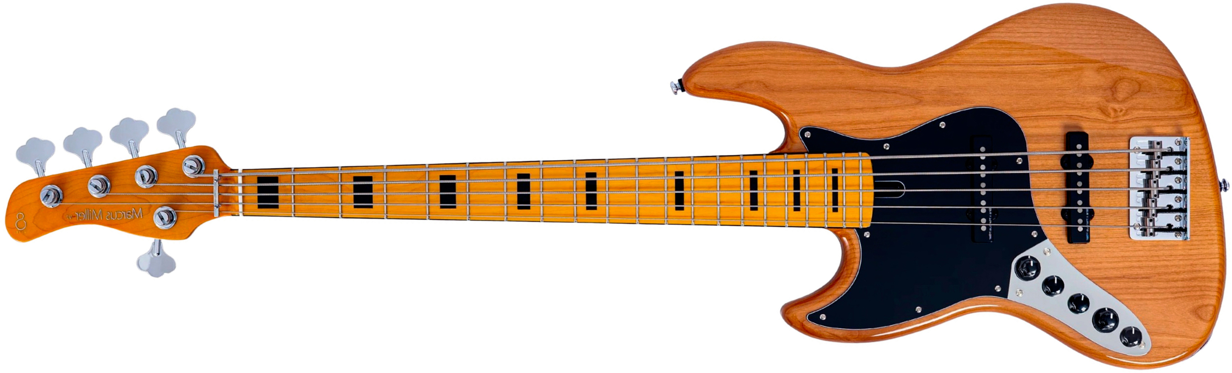 Sire Marcus Miller V7 Alder 2nd Gen 5st Lh 5c Active Mn - Natural - Solidbody E-bass - Main picture