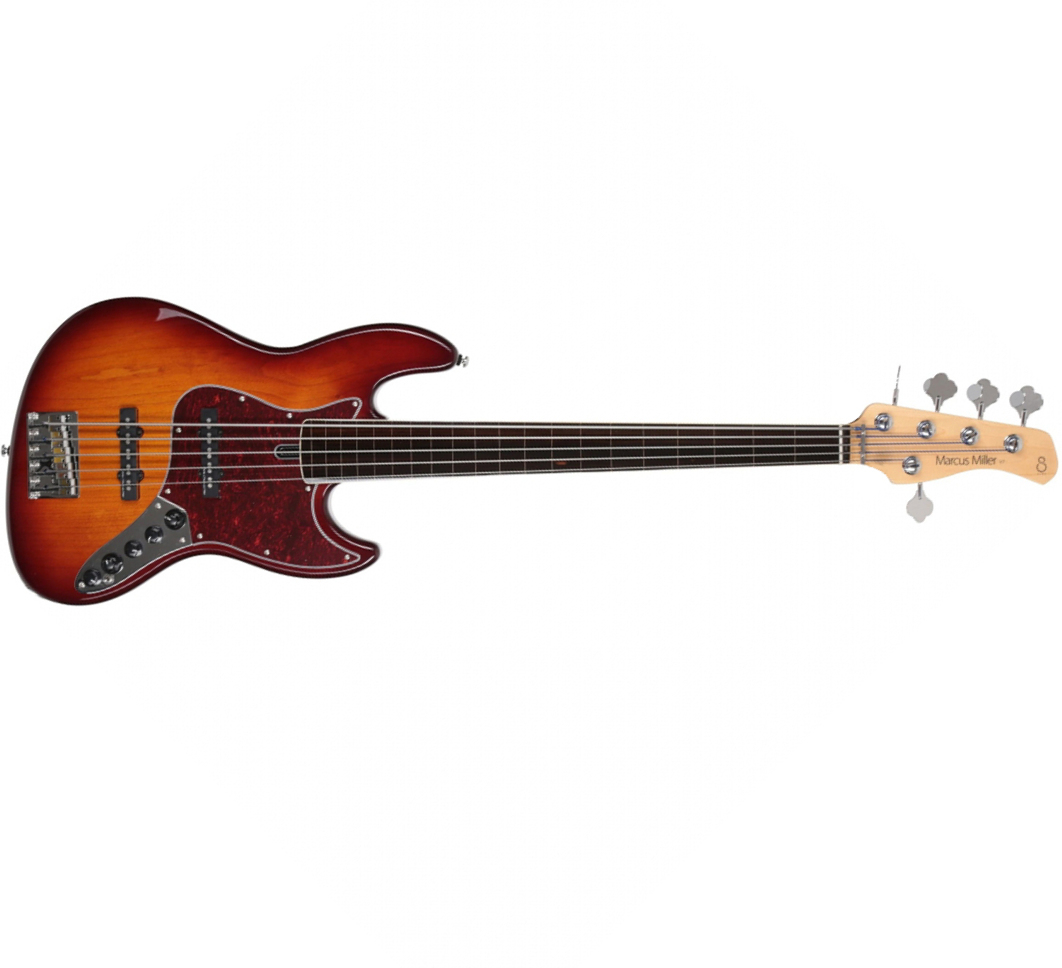 Sire Marcus Miller V7 Alder 5st Fretless 2nd Gen. 5c Eb Sans Housse - Tobacco Sunburst - Solidbody E-bass - Main picture