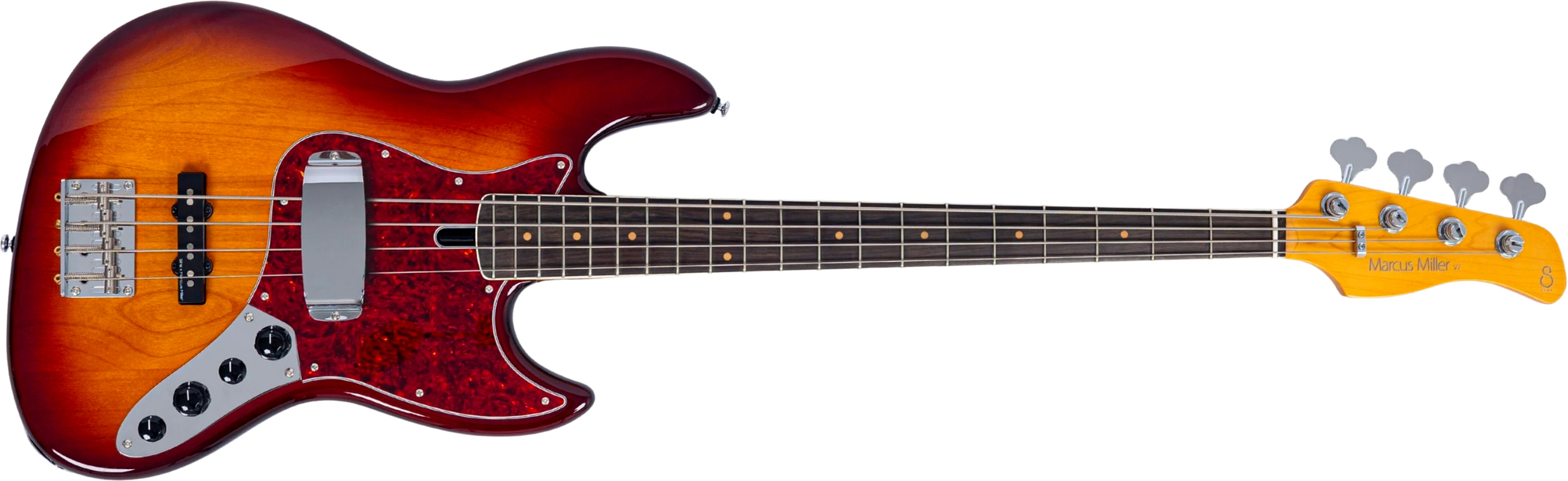 Sire Marcus Miller V7 Vintage New Gen 4st 4c Active Eb - Tobacco Sunburst - Solidbody E-bass - Main picture