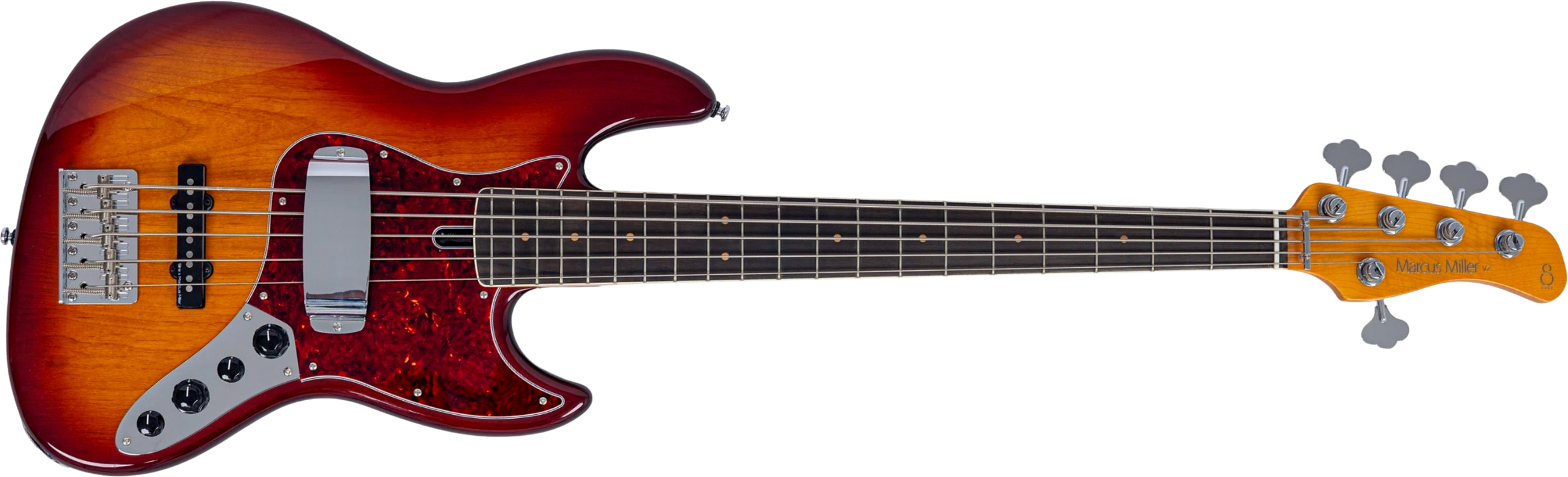Sire Marcus Miller V7 Vintage New Gen 5st 5c Active Mn - Tobacco Sunburst - Solidbody E-bass - Main picture