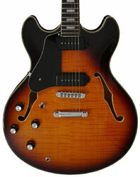E-gitarre für linkshänder Sire Larry Carlton H7V LH - Vintage sunburst