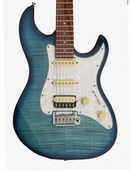 E-gitarre in str-form Sire Larry Carlton S7 FM - Trans blue