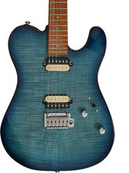 E-gitarre in teleform Sire Larry Carlton T7 FM - Trans blue