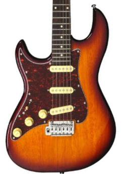 E-gitarre in str-form Sire Larry Carlton S3 SSS LH - Tobacco sunburst