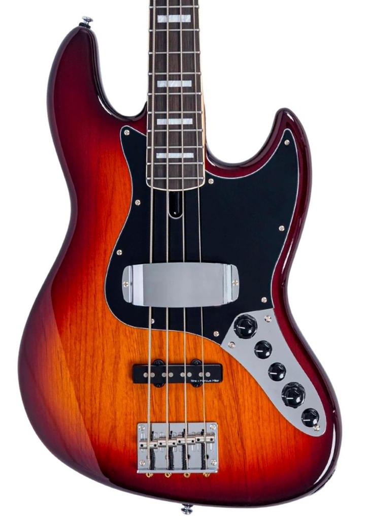 Solidbody e-bass Sire Marcus Miller V7 Alder New Gen 4ST - Tobacco sunburst