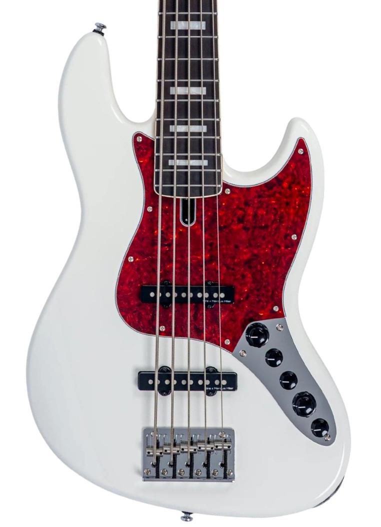 Solidbody e-bass Sire Marcus Miller V7 Alder New Gen 5ST (5-String) - Antique white