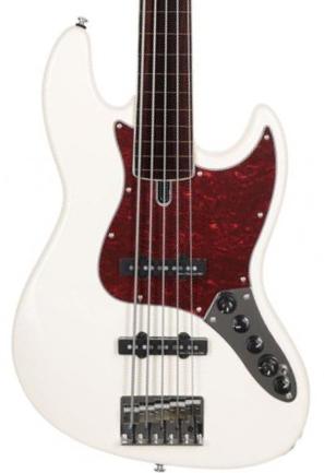 Solidbody e-bass Sire Marcus Miller V7 Alder 5ST Fretless 5-String (2nd Gen) - Antique white