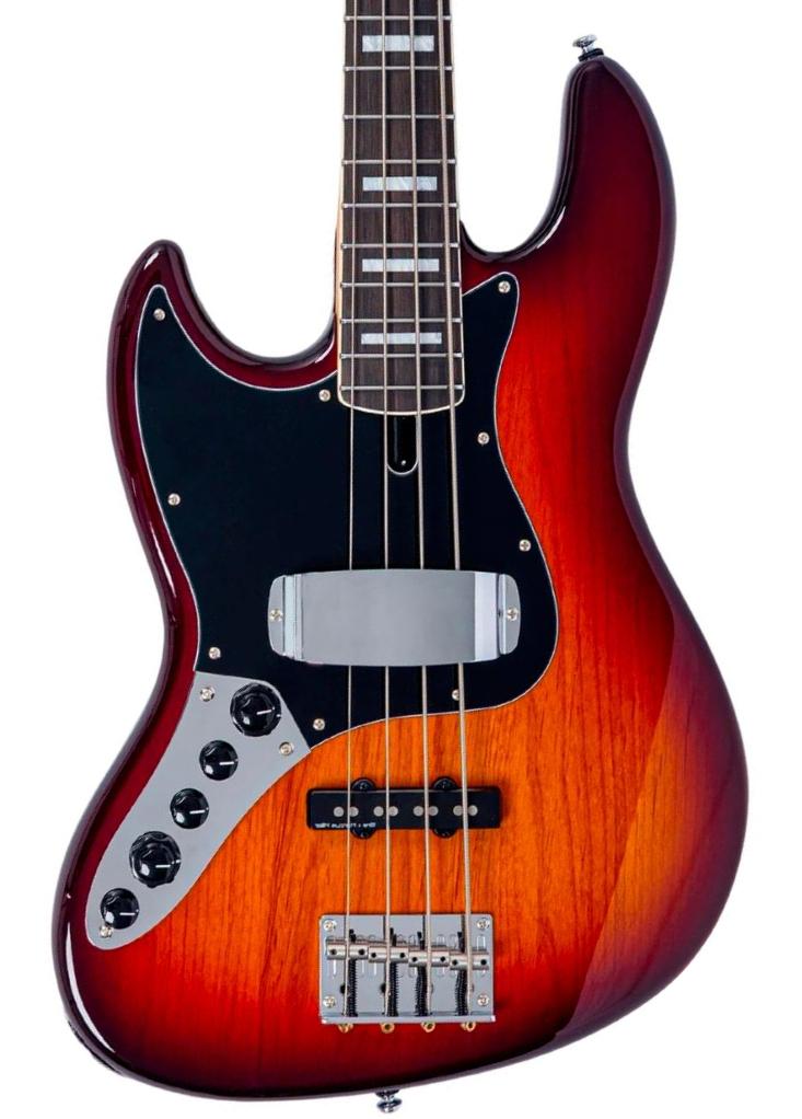 Solidbody e-bass Sire Marcus Miller V7 Alder New Gen 4ST LH - Tobacco sunburst