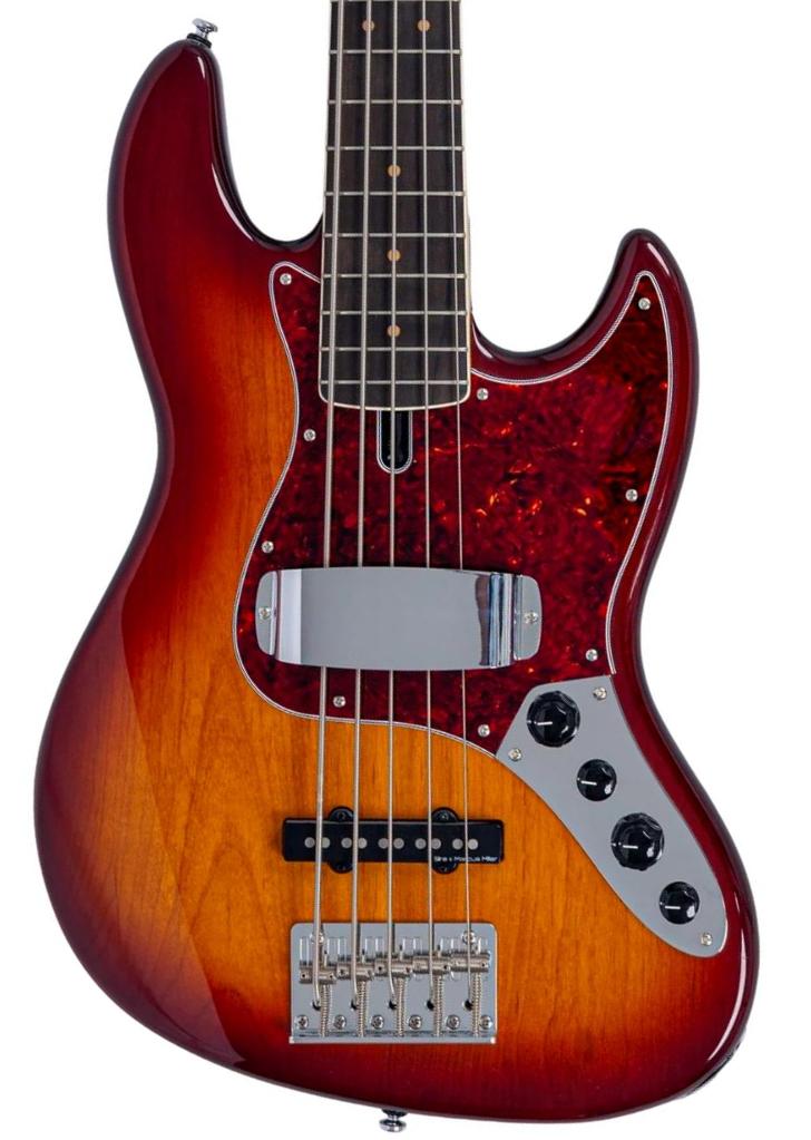Solidbody e-bass Sire Marcus Miller V7 Vintage New Gen (5-String) - tobacco sunburst