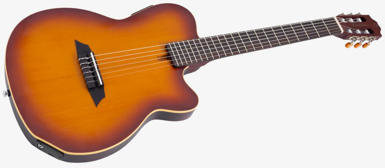 Sire Larry Carlton G5n Solid Classic Cw Signature Cedre Acajou Rw - Tobacco Sunburst Satin - Konzertgitarren 4/4 - Variation 2
