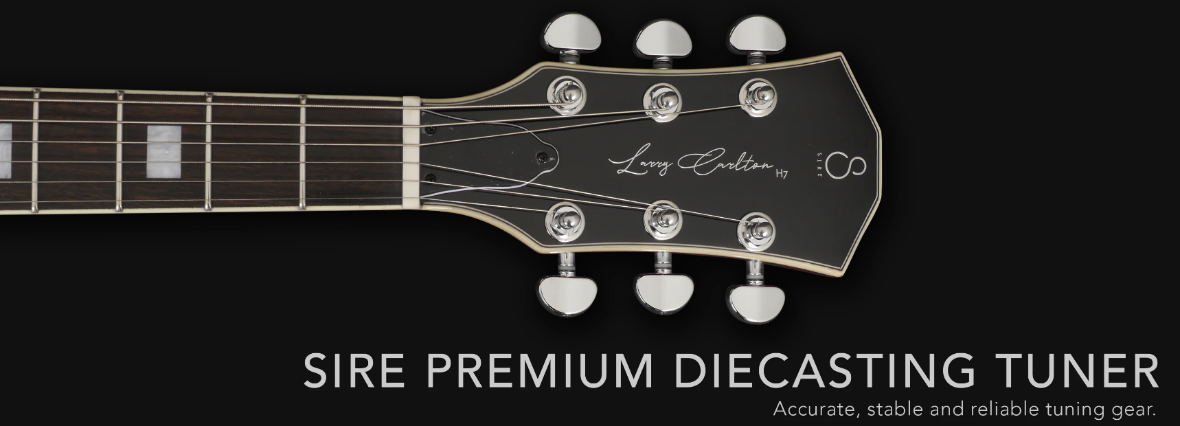 Sire Larry Carlton H7 Signature Ht Hh Eb - Cherry Sunburst - Semi-Hollow E-Gitarre - Variation 2